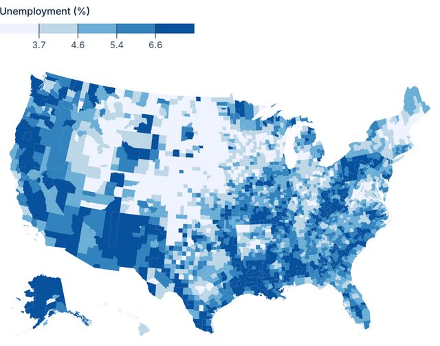 US choropleth map (canvas)
