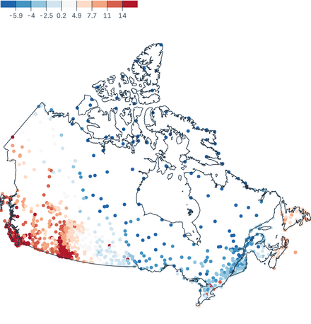 Weather station map
